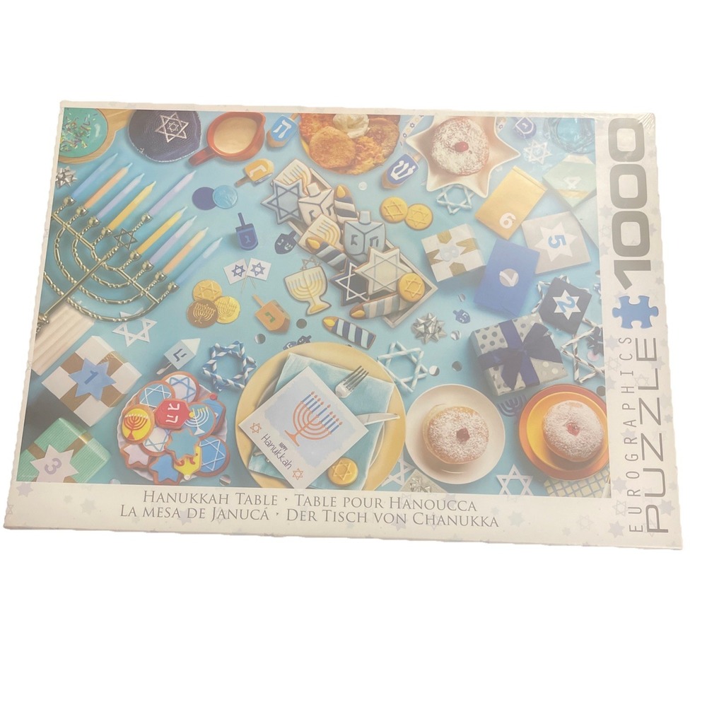New Unopened 1000 Piece‎ Eurographics Hanukkah Jigsaw Puzzle , Beautiful, Family
